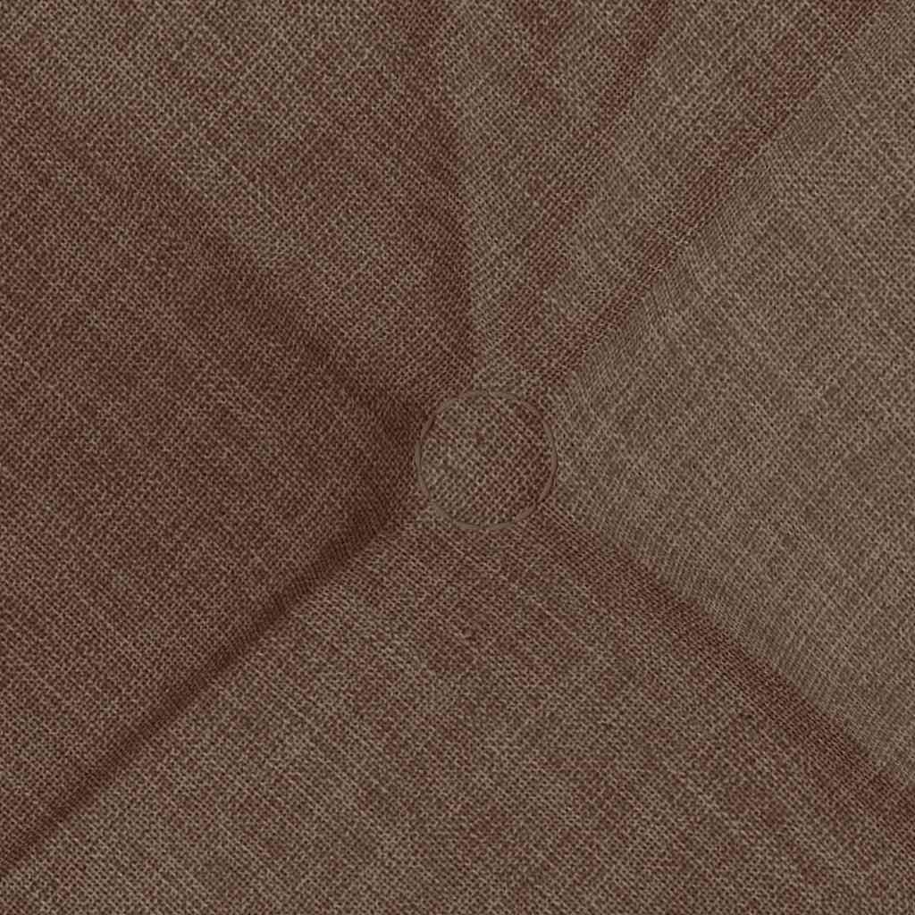 Sitzkissen 4 pcs Braun 40 x 40 x 12 cm Stoff