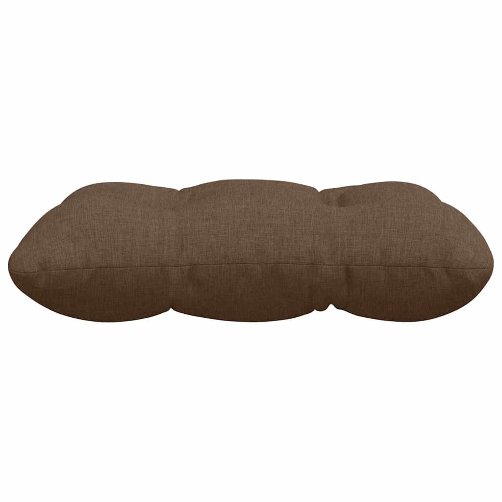 Sitzkissen 4 pcs Braun 40 x 40 x 12 cm Stoff