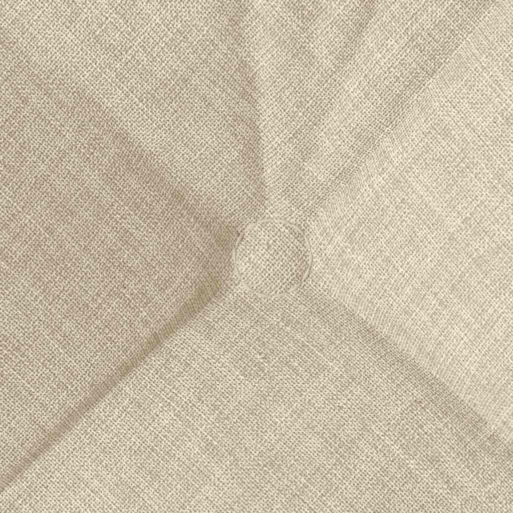 Sitzkissen 4 pcs Creme 40 x 40 x 12 cm Stoff