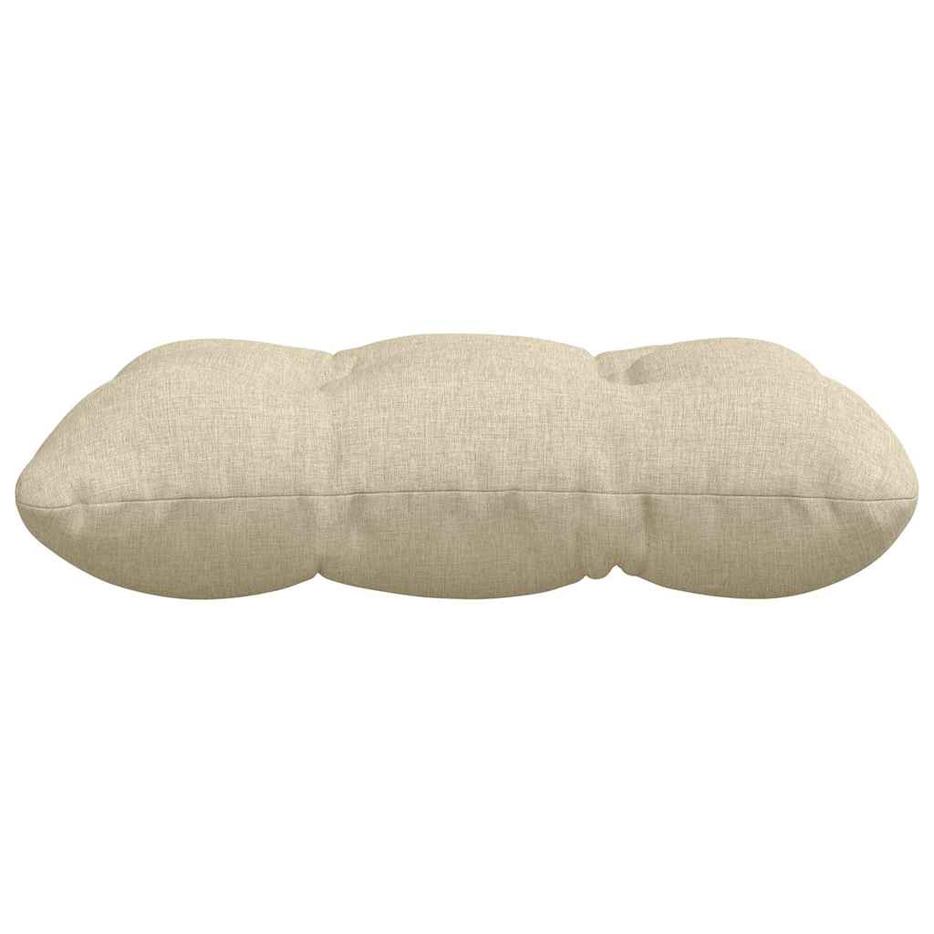 Sitzkissen 4 pcs Creme 40 x 40 x 12 cm Stoff