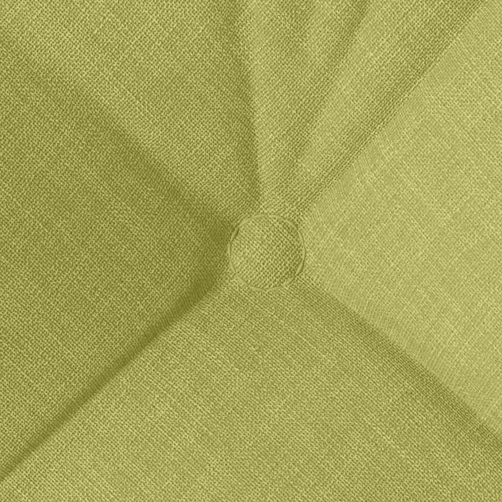 Sitzkissen 4 pcs Hellgrün 40 x 40 x 12 cm Stoff