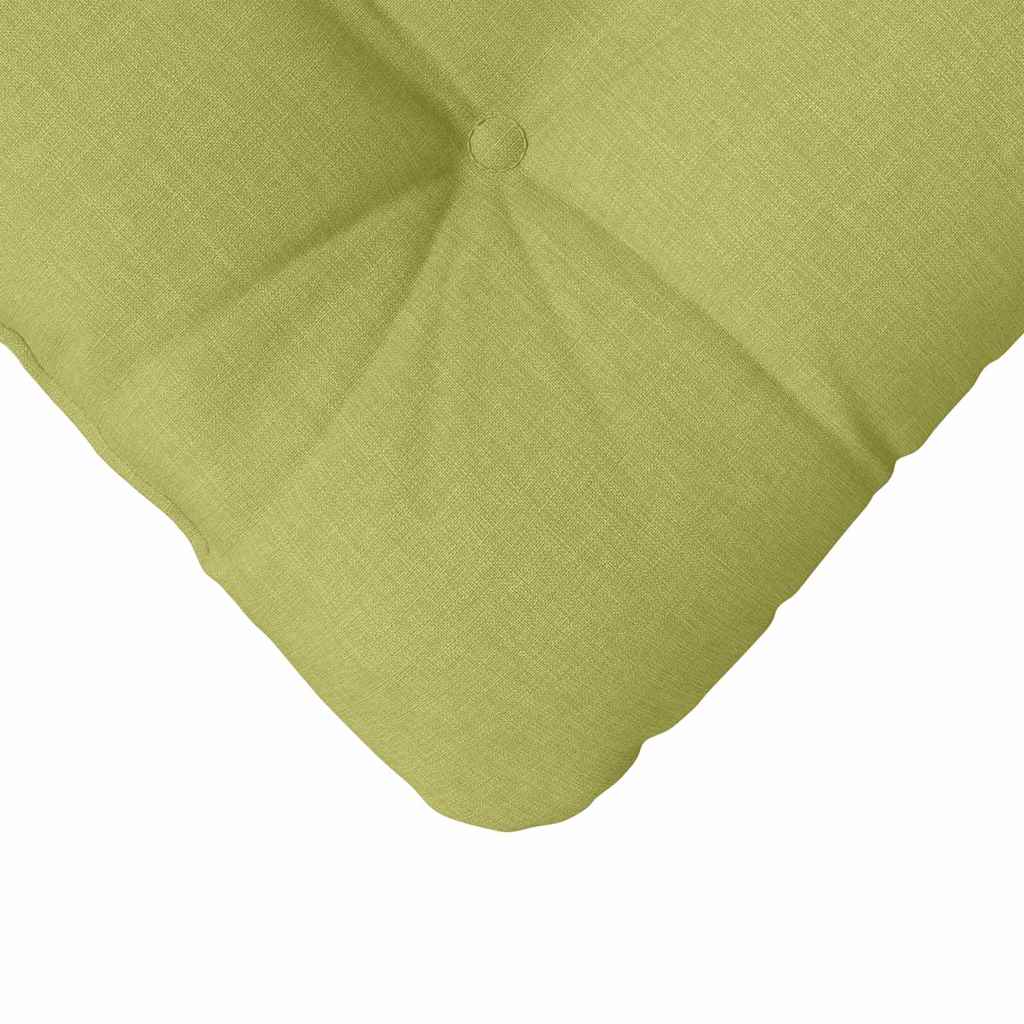 Sitzkissen 4 pcs Hellgrün 40 x 40 x 12 cm Stoff