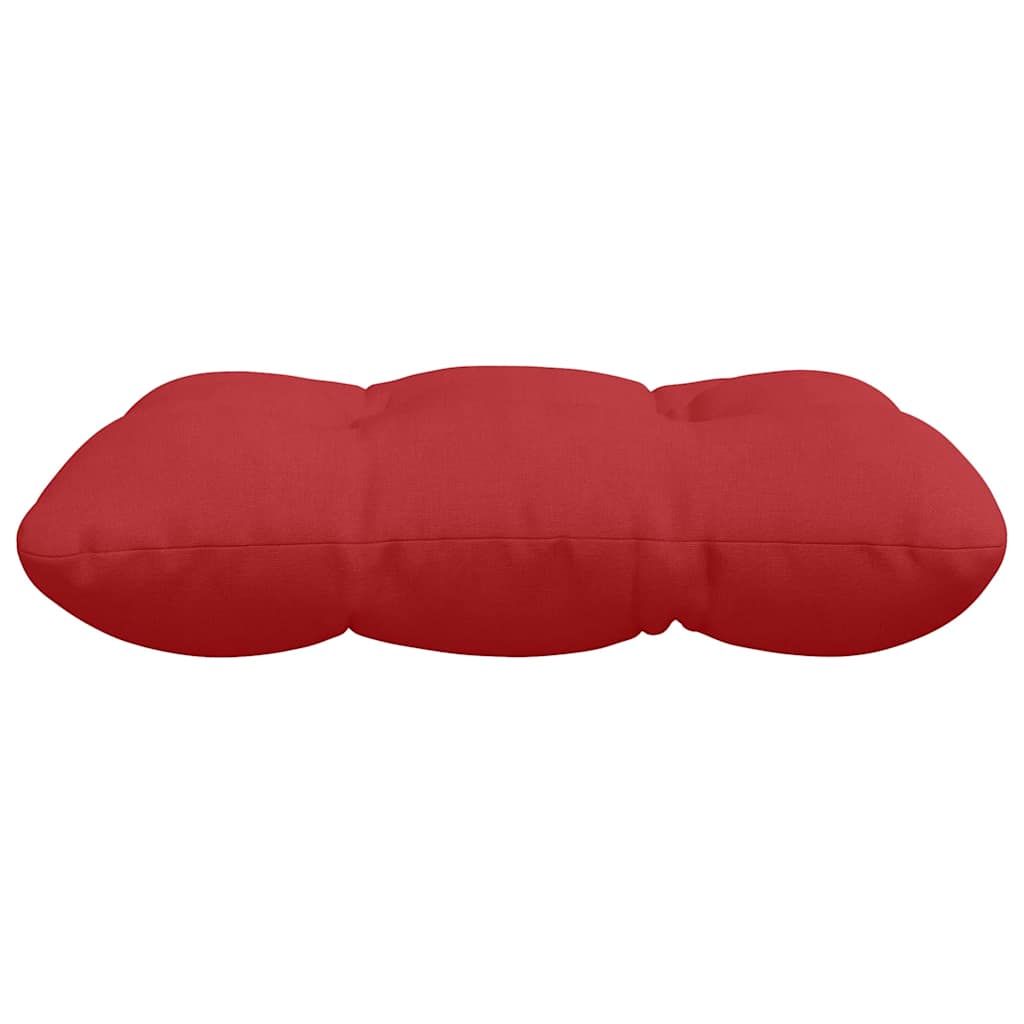 Sitzkissen 4 pcs Rot 40 x 40 x 12 cm Stoff