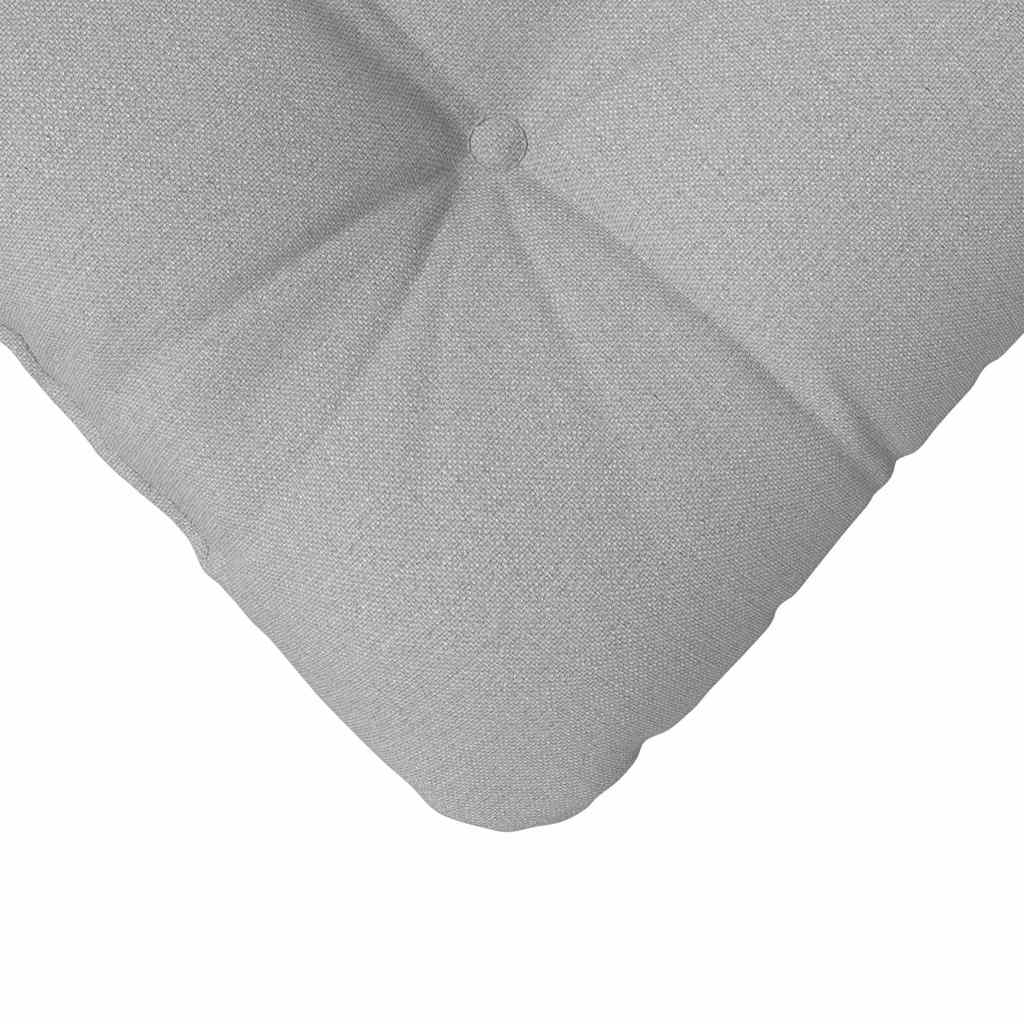Sitzkissen 4 pcs Wolkengrau 40 x 40 x 12 cm Stoff