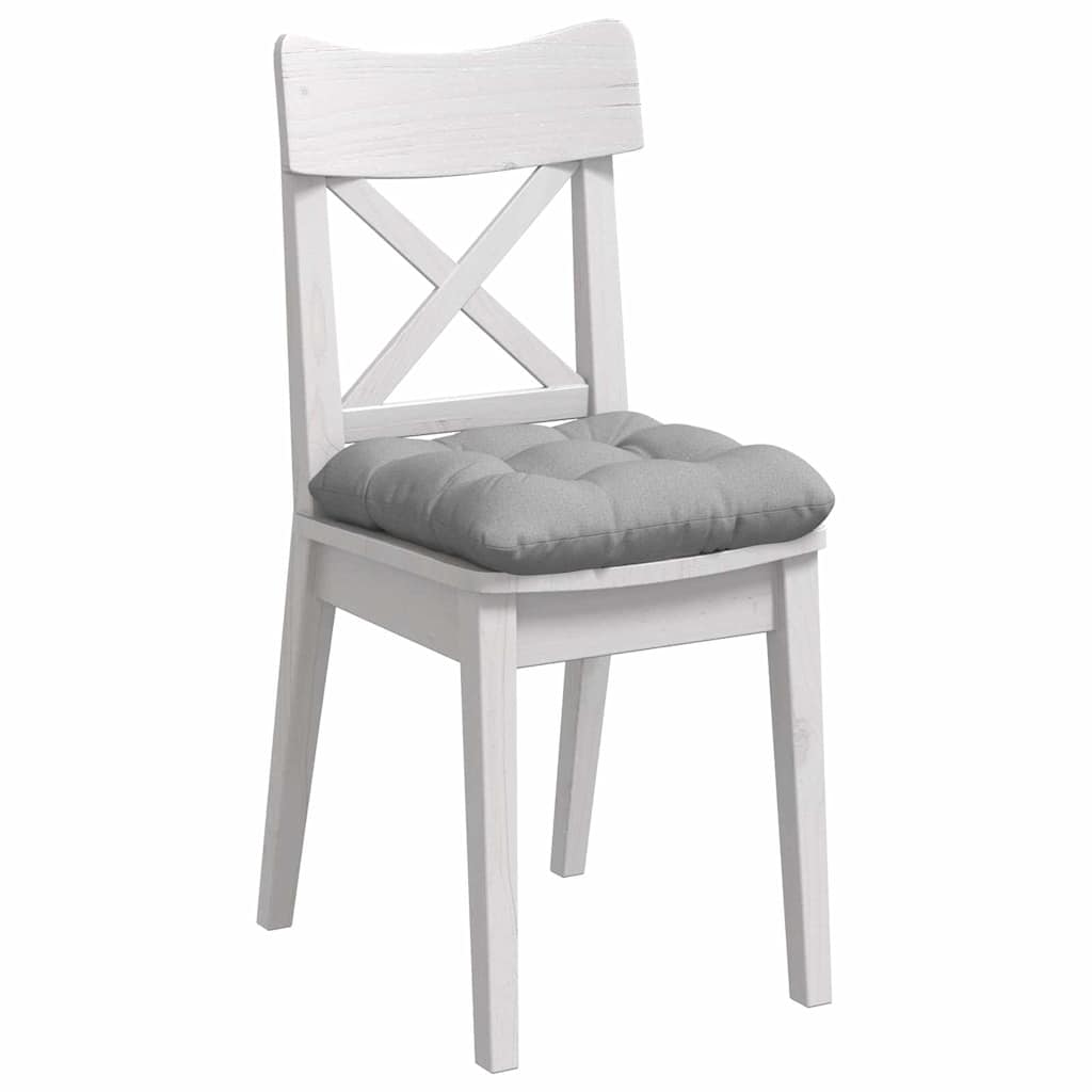 Sitzkissen 4 pcs Wolkengrau 40 x 40 x 12 cm Stoff