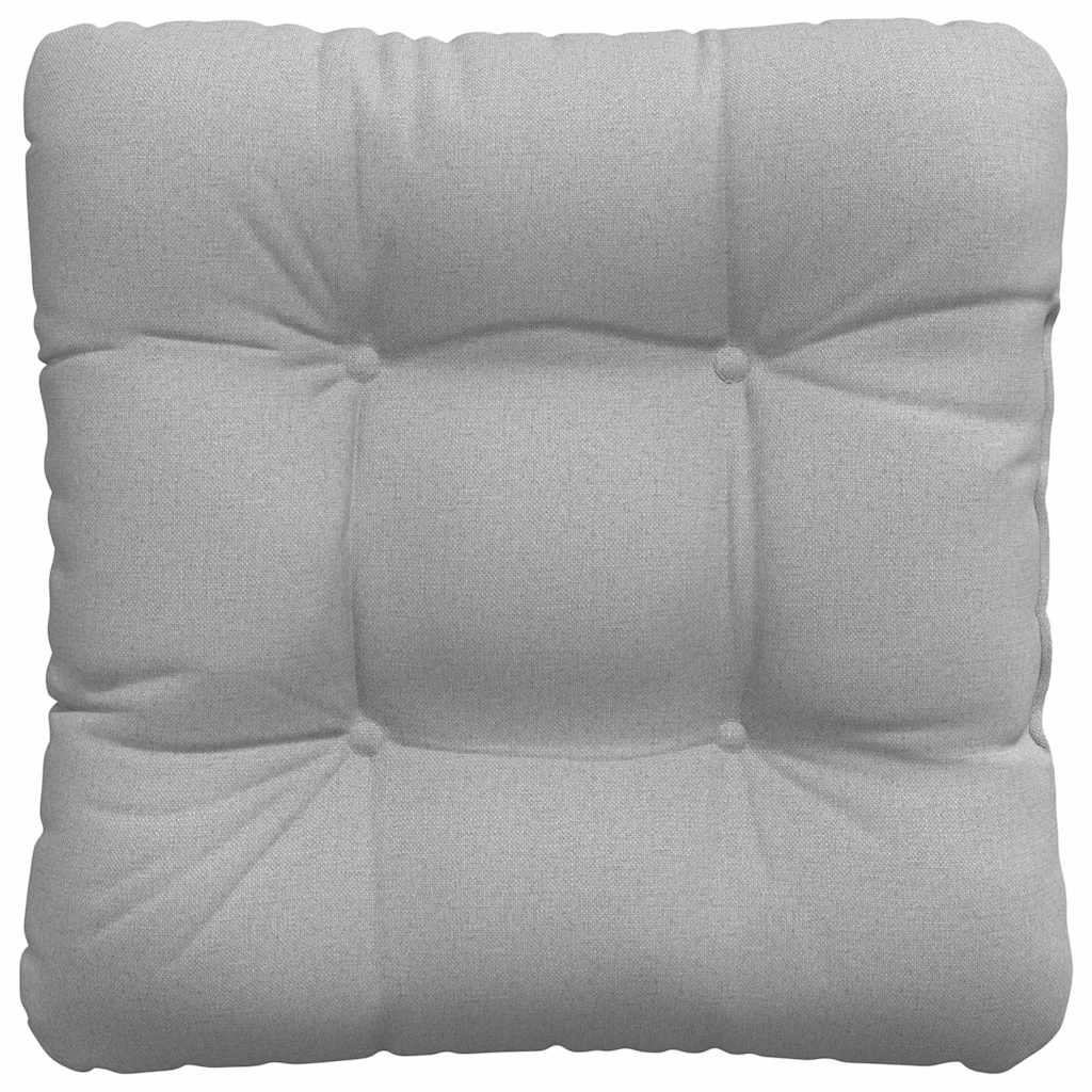 Sitzkissen 4 pcs Wolkengrau 40 x 40 x 12 cm Stoff