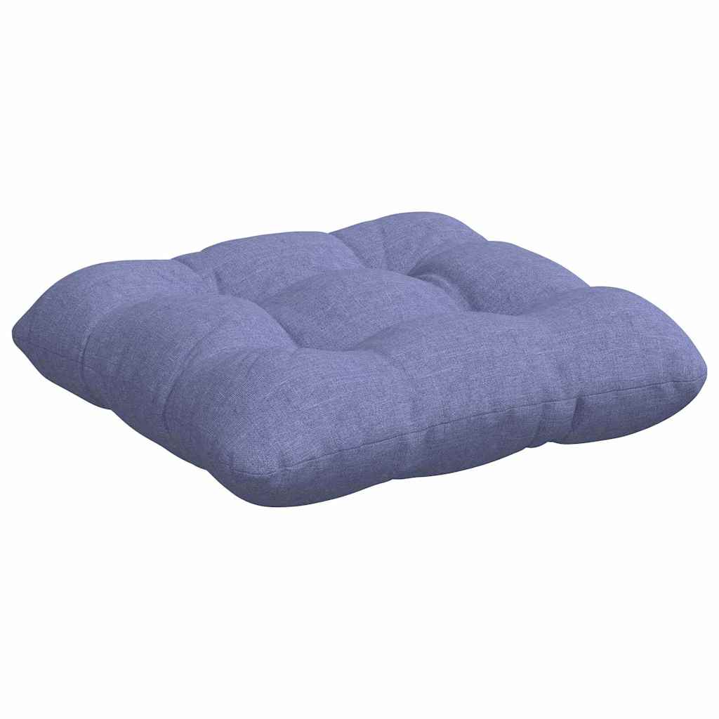 Sitzkissen 4 pcs Jeans blau 40 x 40 x 12 cm Stoff
