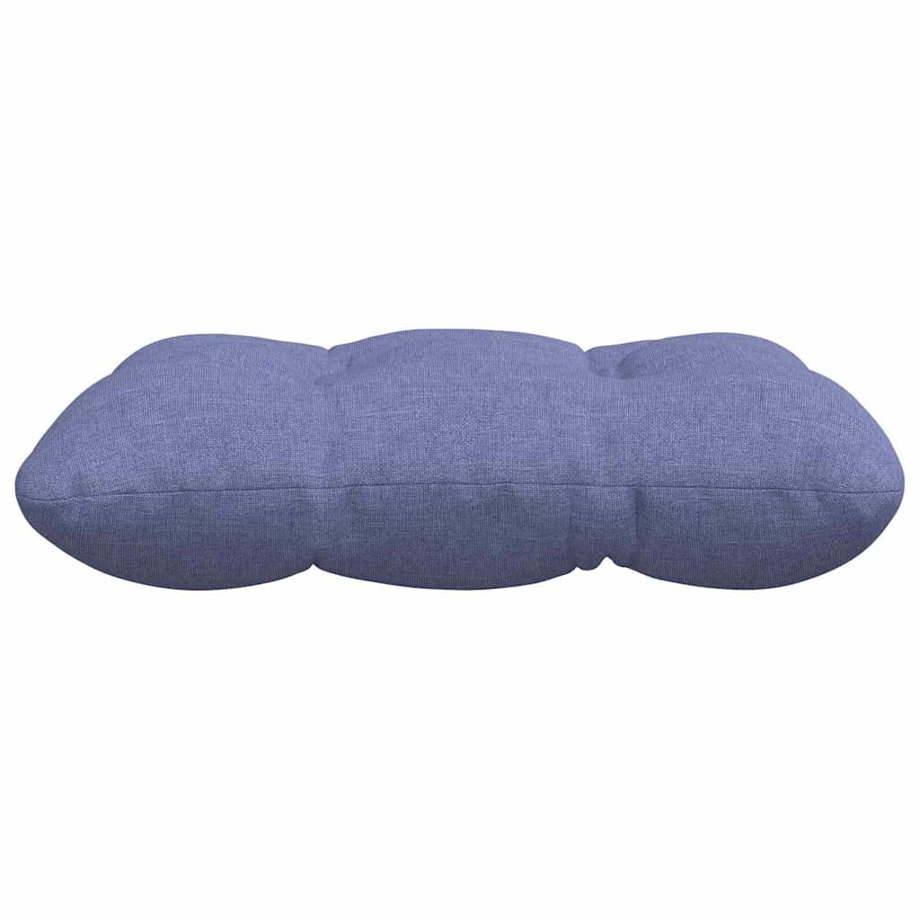 Sitzkissen 4 pcs Jeans blau 40 x 40 x 12 cm Stoff