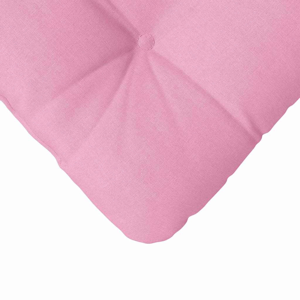 Sitzkissen 4 pcs Rosa 40 x 40 x 12 cm Stoff