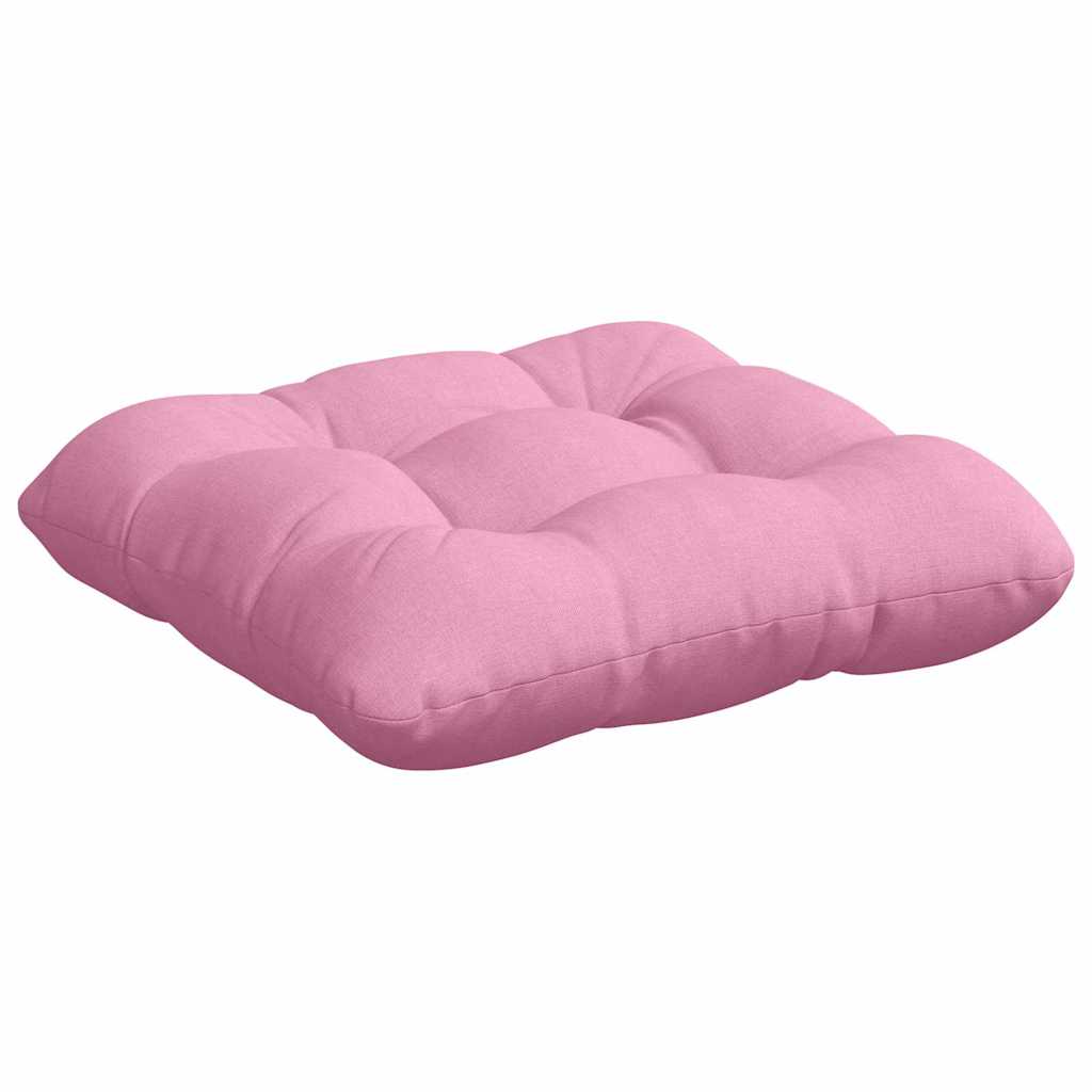 Sitzkissen 4 pcs Rosa 40 x 40 x 12 cm Stoff