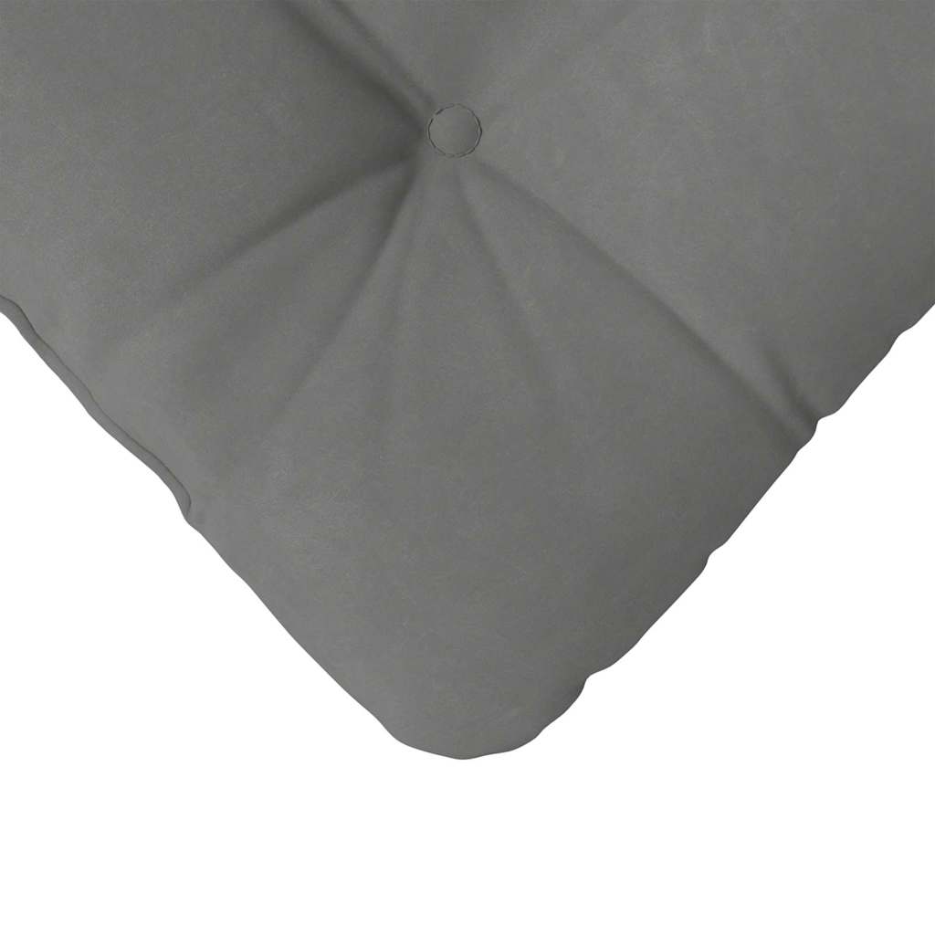 Sitzkissen 4 pcs Dunkelgrau 40 x 40 cm Mikrofaserstoff
