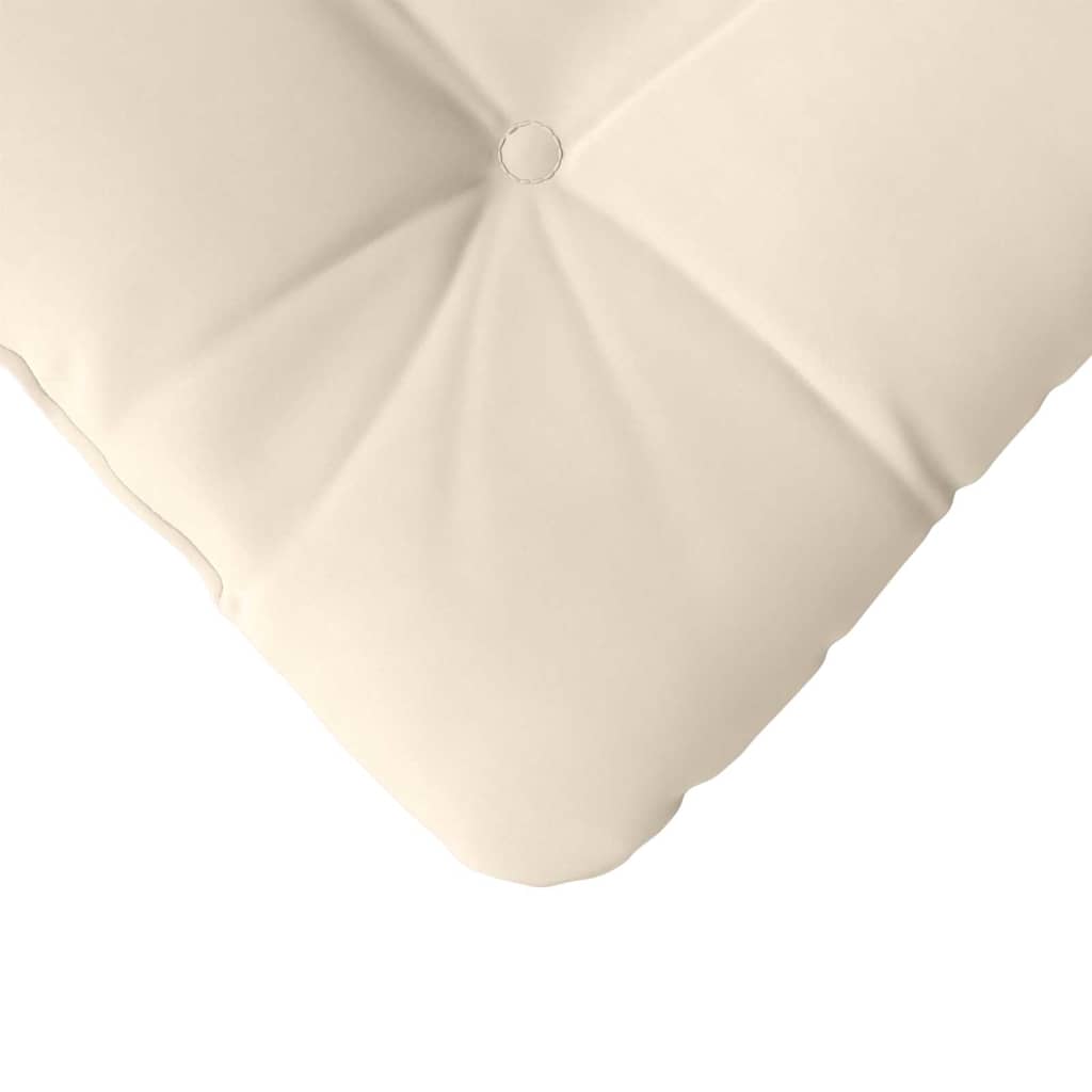Sitzkissen 4 pcs Beige 40 x 40 cm Mikrofaserstoff
