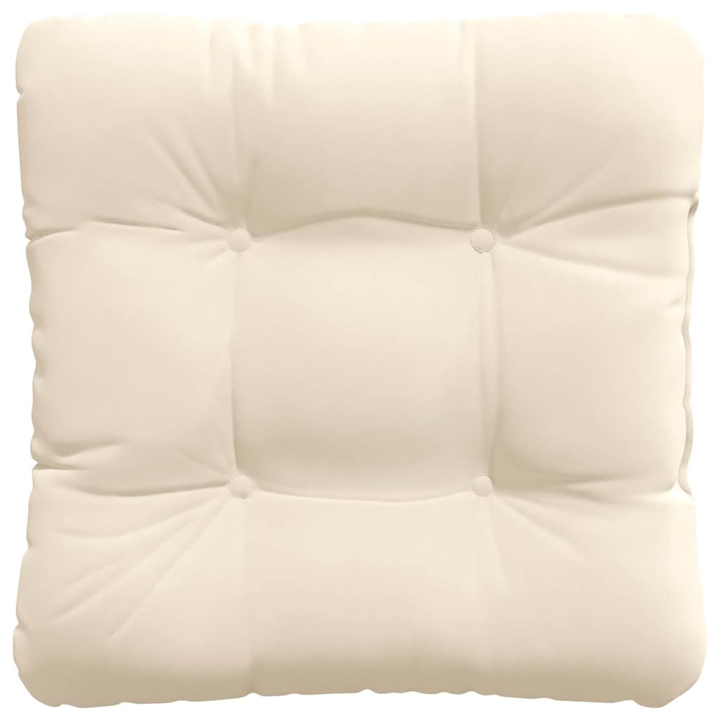 Sitzkissen 4 pcs Beige 40 x 40 cm Mikrofaserstoff