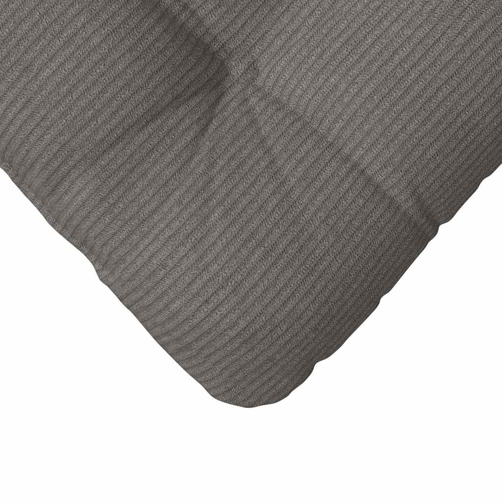Sitzkissen 4 pcs Hellgrau 40 x 40 cm Cordstoff