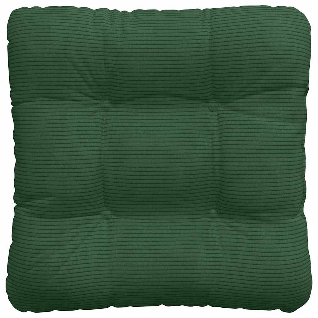 Sitzkissen 4 pcs Dunkelgrün 40 x 40 cm Cordstoff