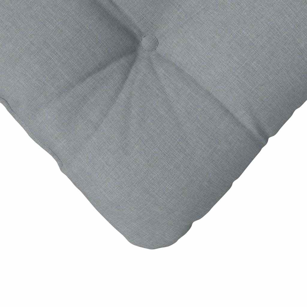 Sitzkissen 4 pcs Hellgrau 45 x 45 x 12 cm Stoff