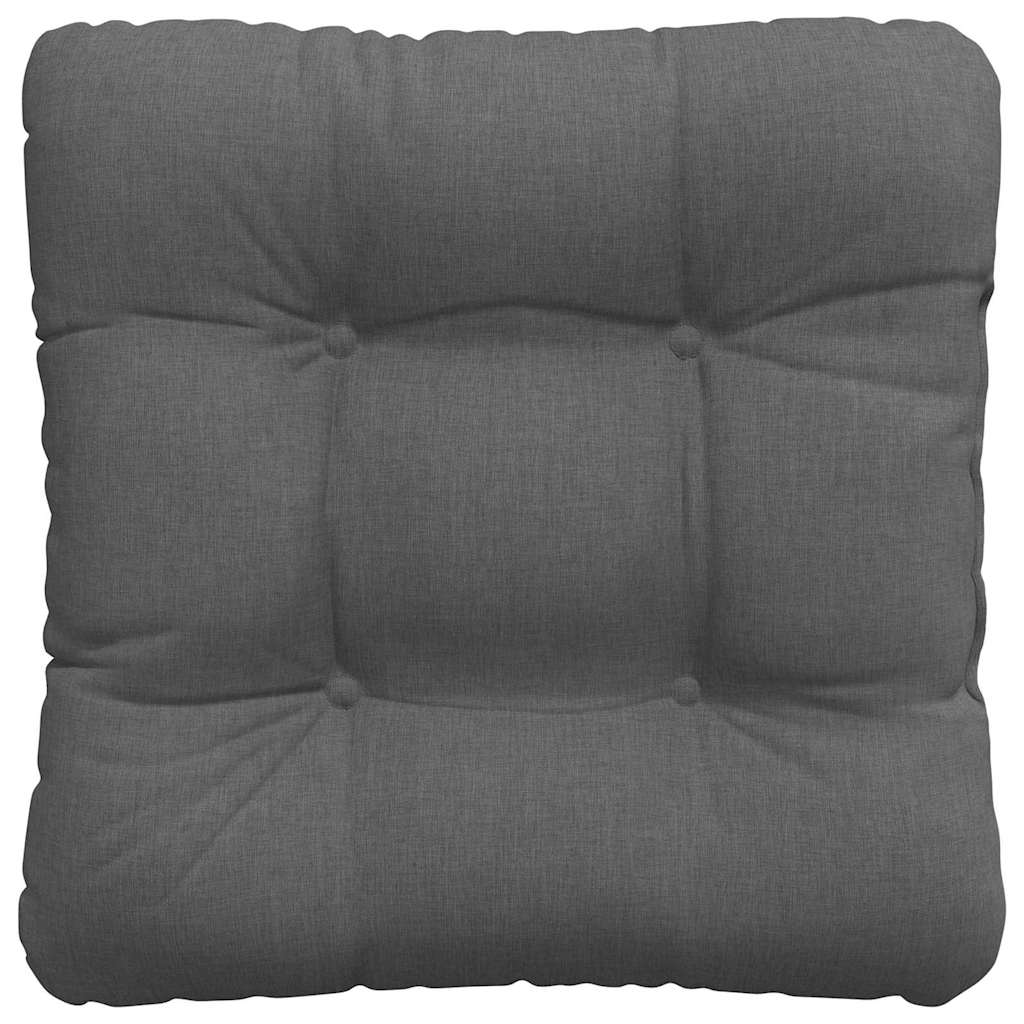 Sitzkissen 4 pcs Dunkelgrau 45 x 45 x 12 cm Stoff