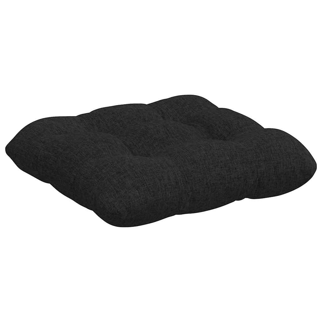 Sitzkissen 4 pcs Schwarz 45 x 45 x 12 cm Stoff