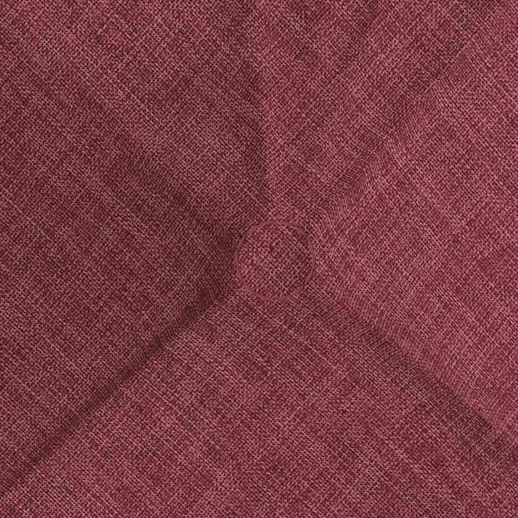 Sitzkissen 4 pcs Weinrot 45 x 45 x 12 cm Stoff