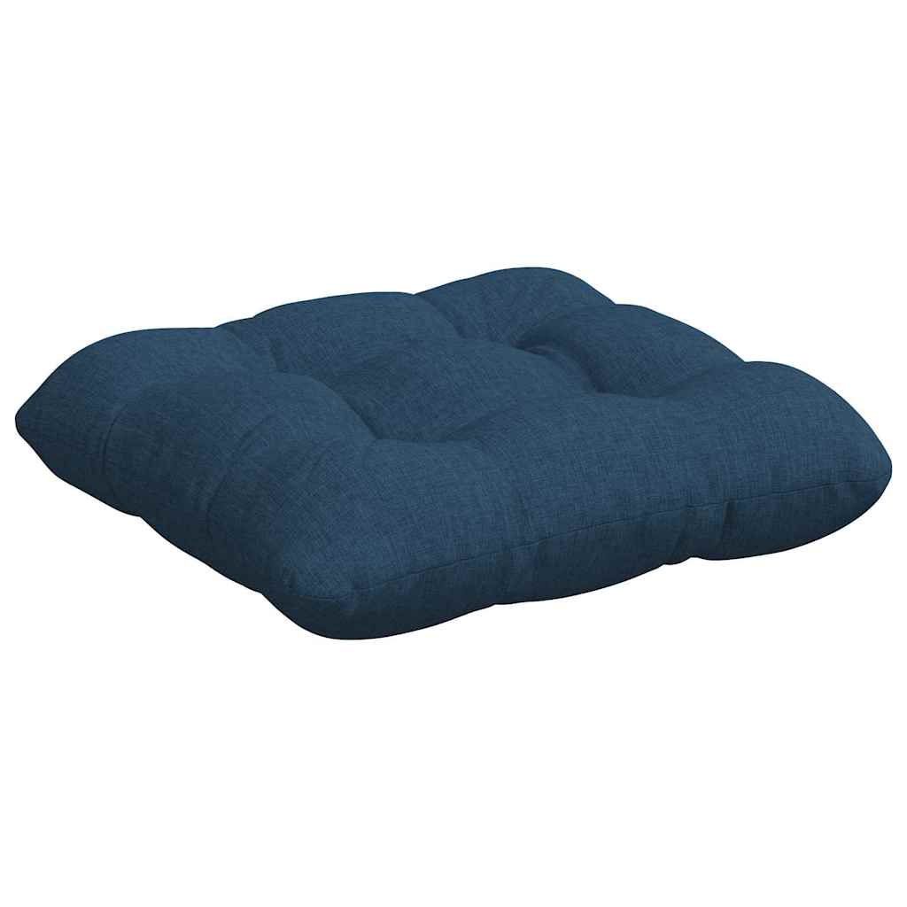 Sitzkissen 4 pcs Blau 45 x 45 x 12 cm Stoff