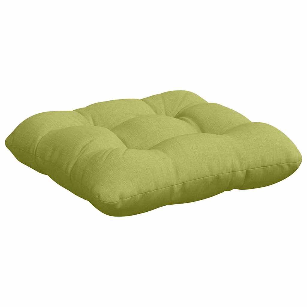 Sitzkissen 4 pcs Hellgrün 45 x 45 x 12 cm Stoff