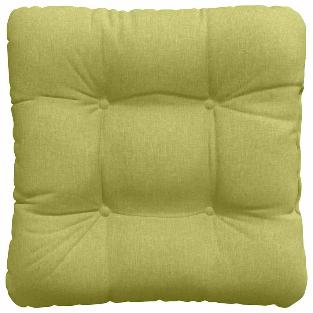 Sitzkissen 4 pcs Hellgrün 45 x 45 x 12 cm Stoff