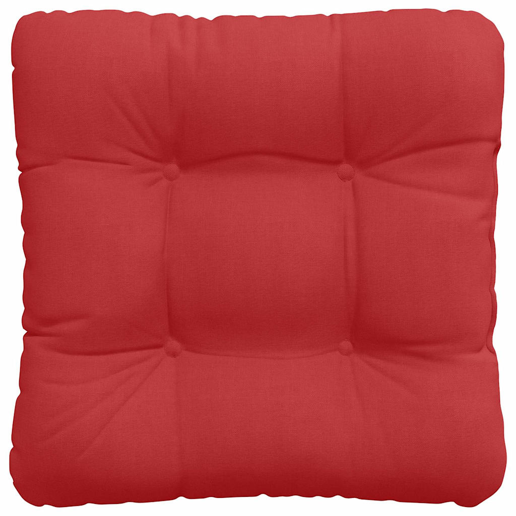 Sitzkissen 4 pcs Rot 45 x 45 x 12 cm Stoff