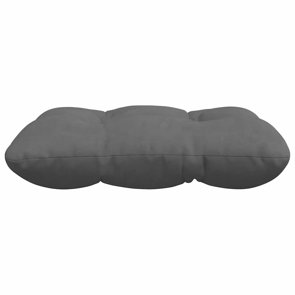 Sitzkissen 4 pcs Dunkelgrau 45 x 45 cm Mikrofaserstoff