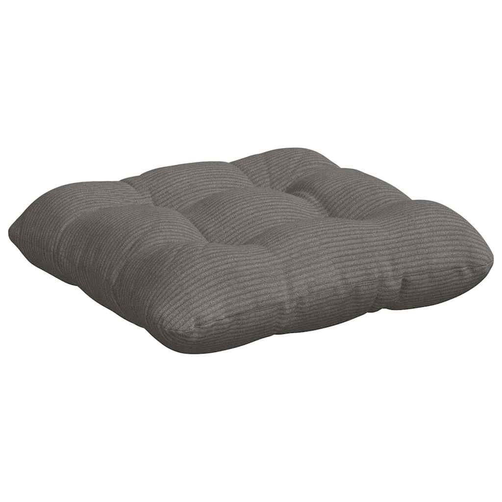 Sitzkissen 4 pcs Hellgrau 45 x 45 cm Cordstoff