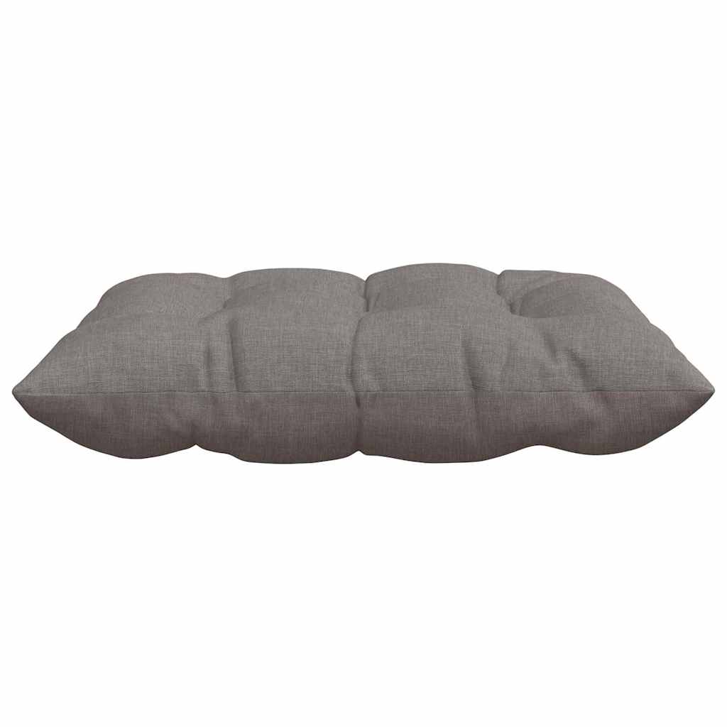 Sitzkissen 4 pcs Taupe 40 x 40 x 6 cm Stoff