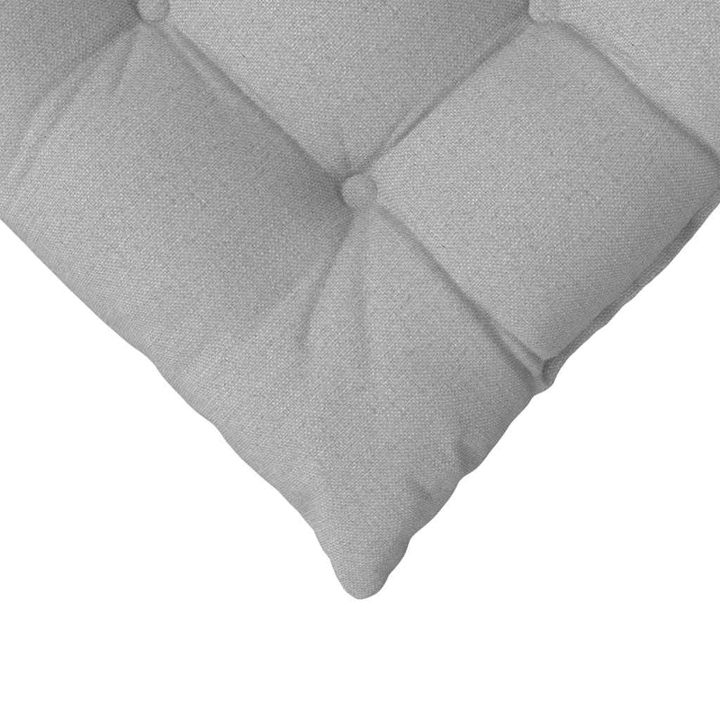 Sitzkissen 4 pcs Wolkengrau 40 x 40 x 6 cm Stoff