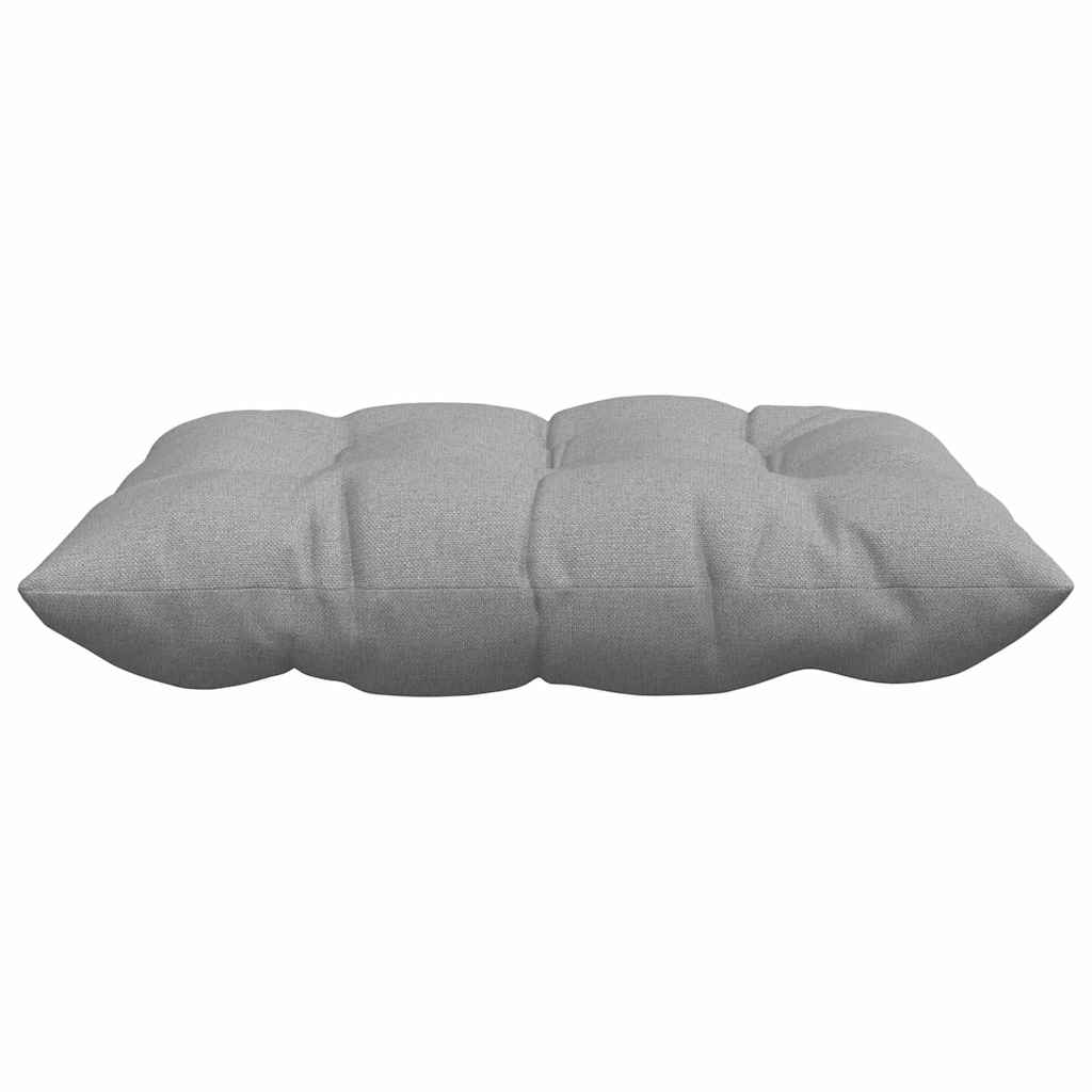 Sitzkissen 4 pcs Wolkengrau 40 x 40 x 6 cm Stoff