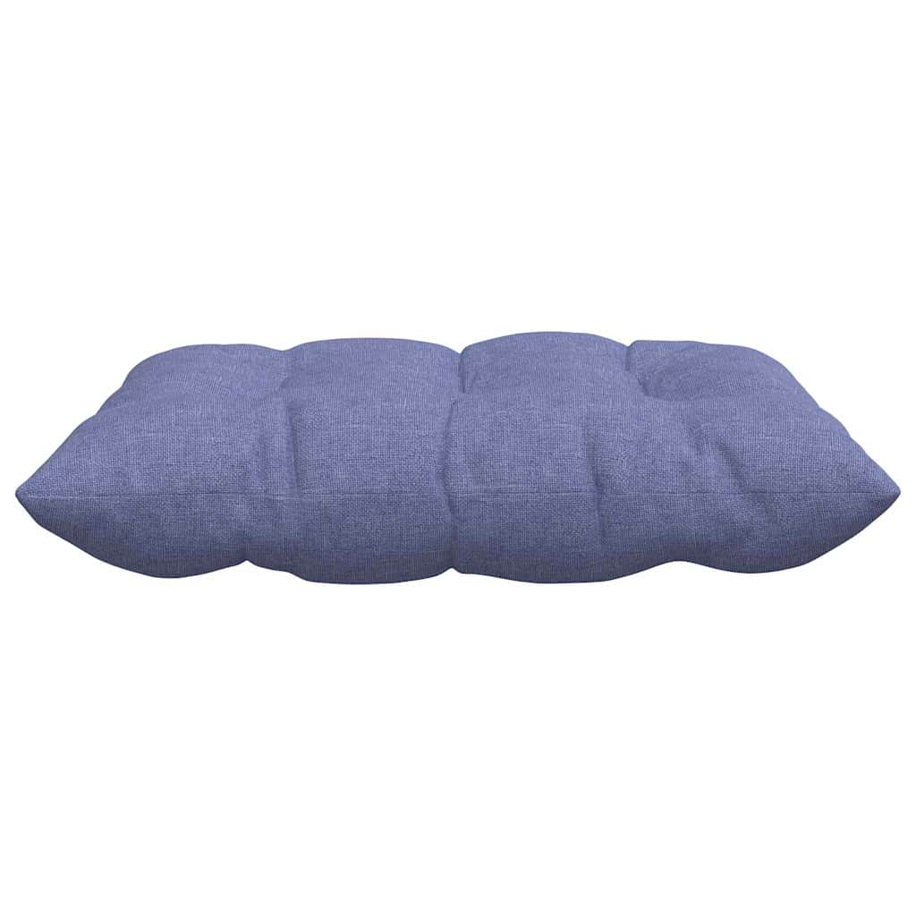 Sitzkissen 4 pcs Jeans blau 40 x 40 x 6 cm Stoff