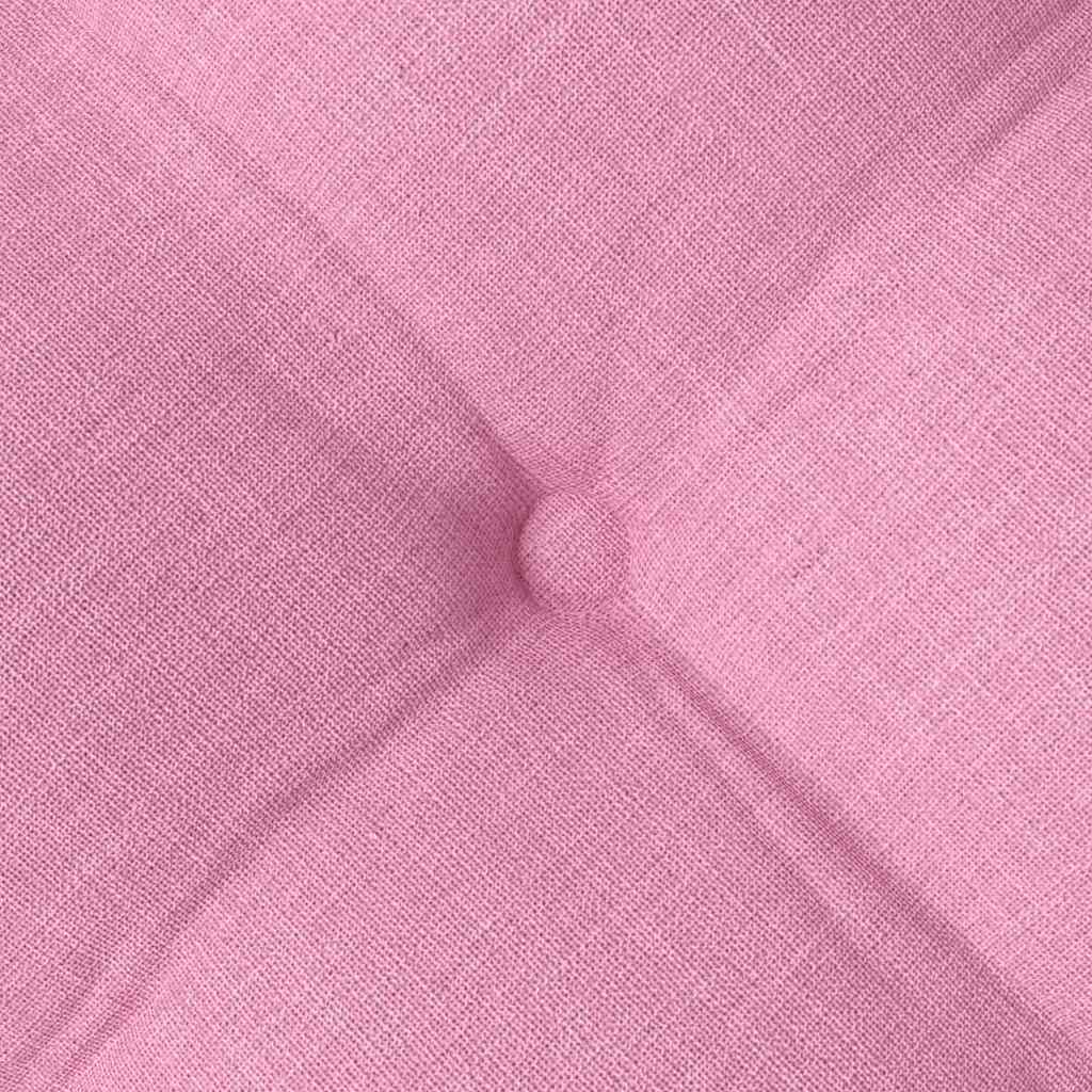 Sitzkissen 4 pcs Rosa 40 x 40 x 6 cm Stoff