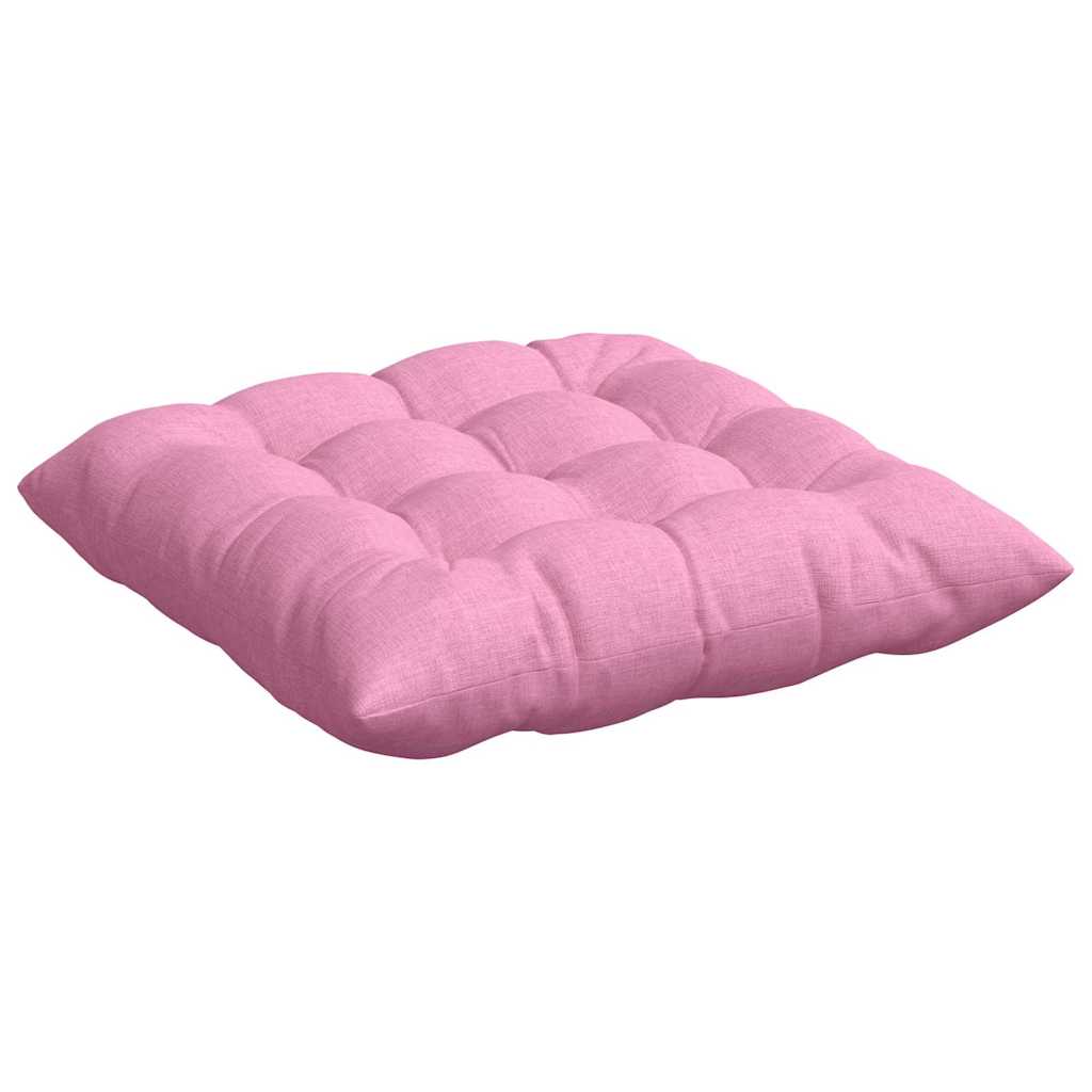 Sitzkissen 4 pcs Rosa 40 x 40 x 6 cm Stoff