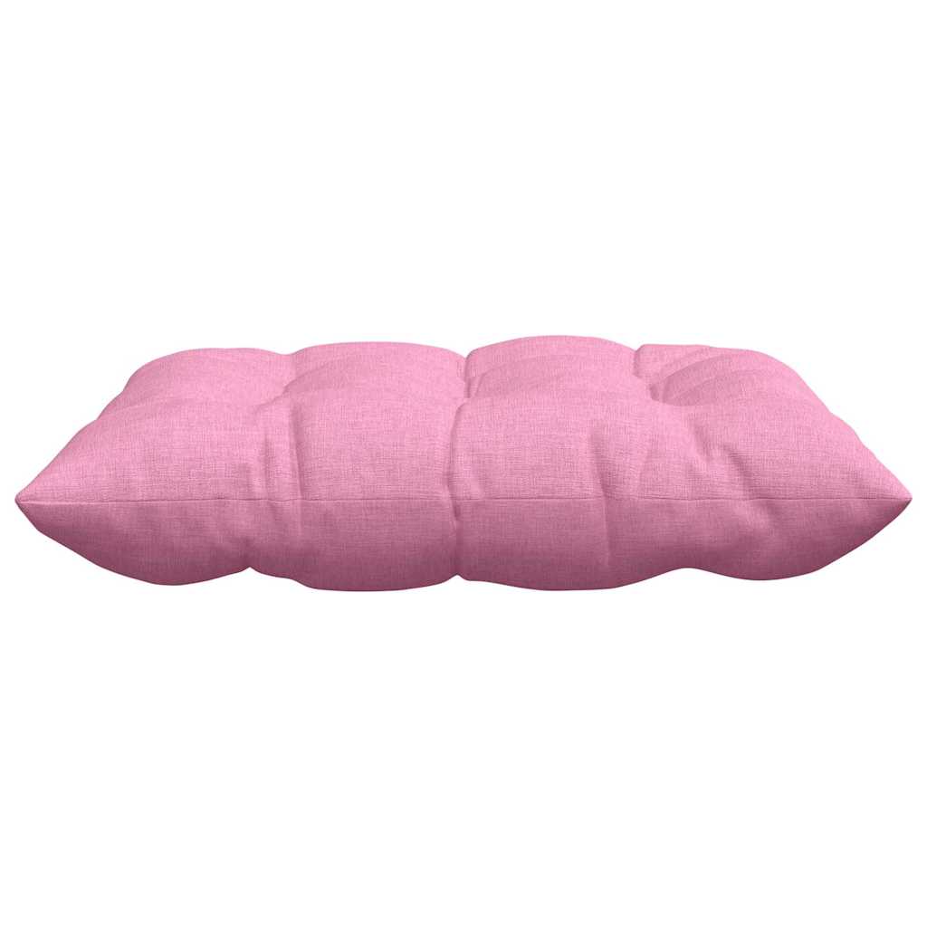 Sitzkissen 4 pcs Rosa 40 x 40 x 6 cm Stoff