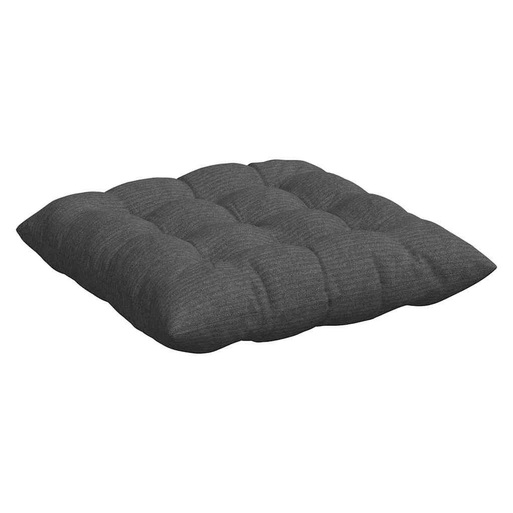 Sitzkissen 4 pcs Dunkelgrau 40 x 40 x 6 cm Cordstoff