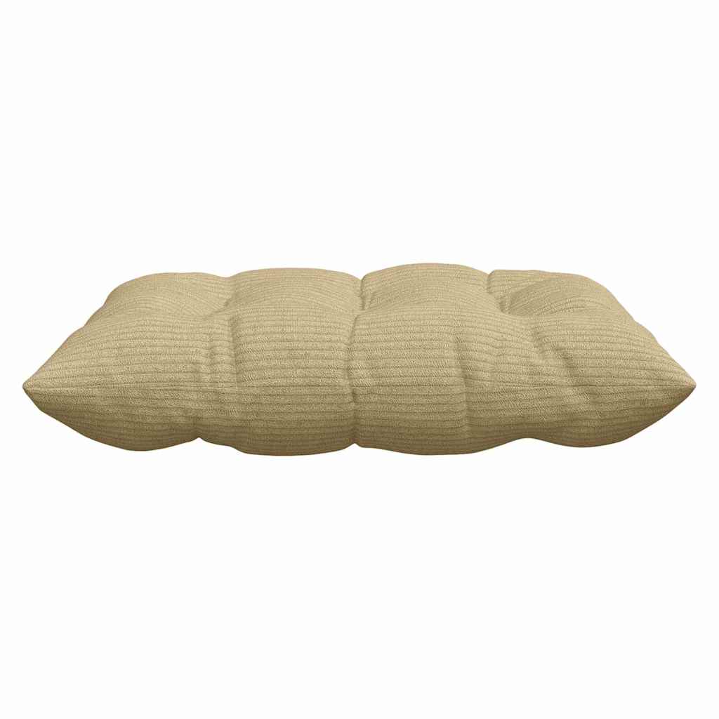 Sitzkissen 4 pcs Grau-Grün 40 x 40 x 6 cm Cordstoff
