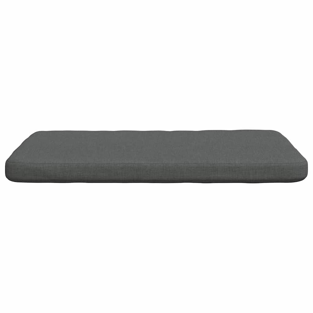 Sitzkissen 4 pcs Dunkelgrau 40 x 40 x 3 cm Stoff
