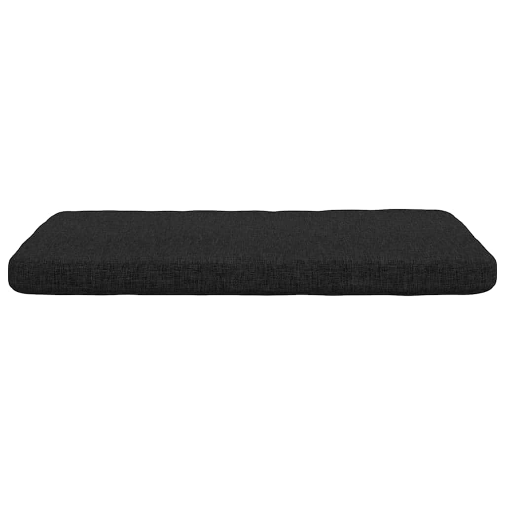 Sitzkissen 4 pcs Schwarz 40 x 40 x 3 cm Stoff