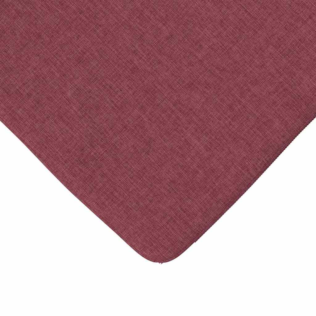 Sitzkissen 4 pcs Weinrot 40 x 40 x 3 cm Stoff