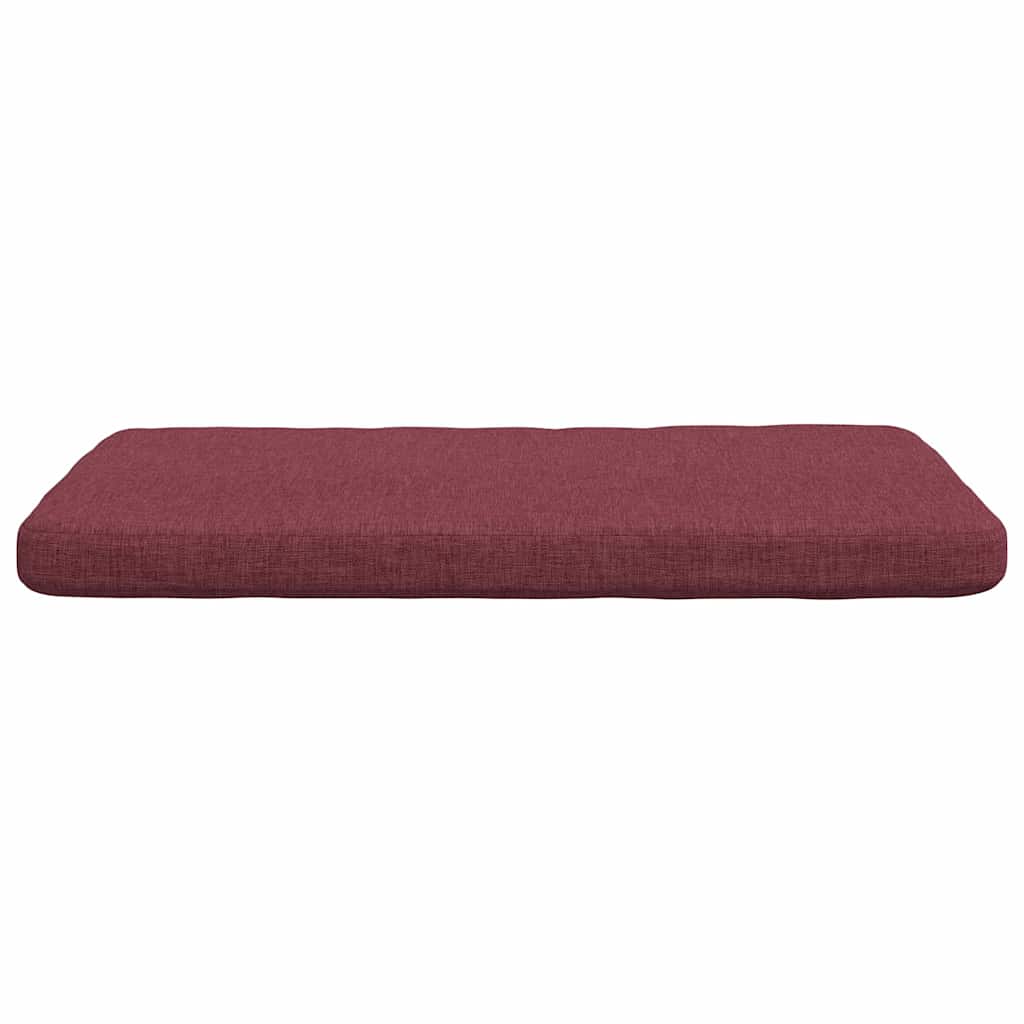 Sitzkissen 4 pcs Weinrot 40 x 40 x 3 cm Stoff