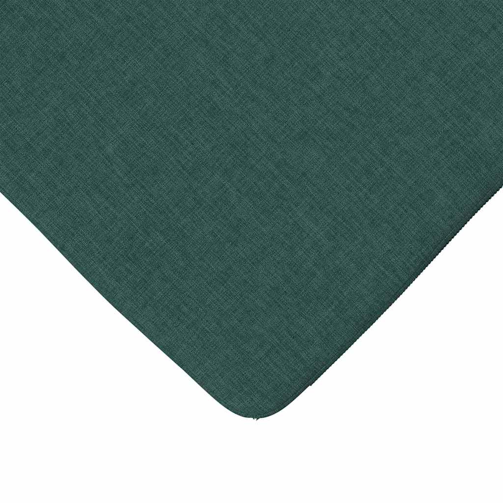 Sitzkissen 4 pcs Dunkelgrün 40 x 40 x 3 cm Stoff