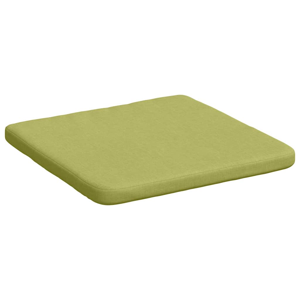 Sitzkissen 4 Stück Hellgrün 40 x 40 x 3 cm Stoff