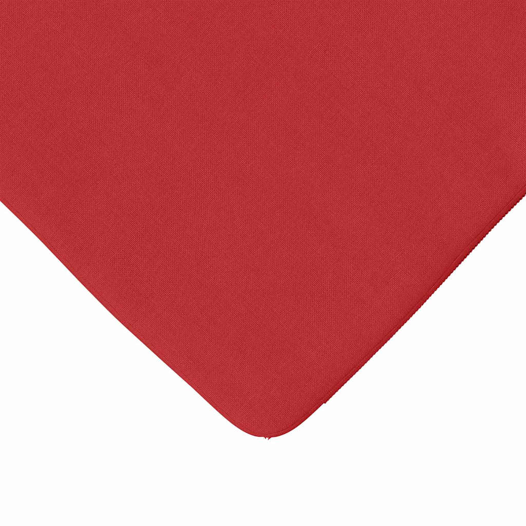 Sitzkissen 4 pcs Rot 40 x 40 x 3 cm Stoff