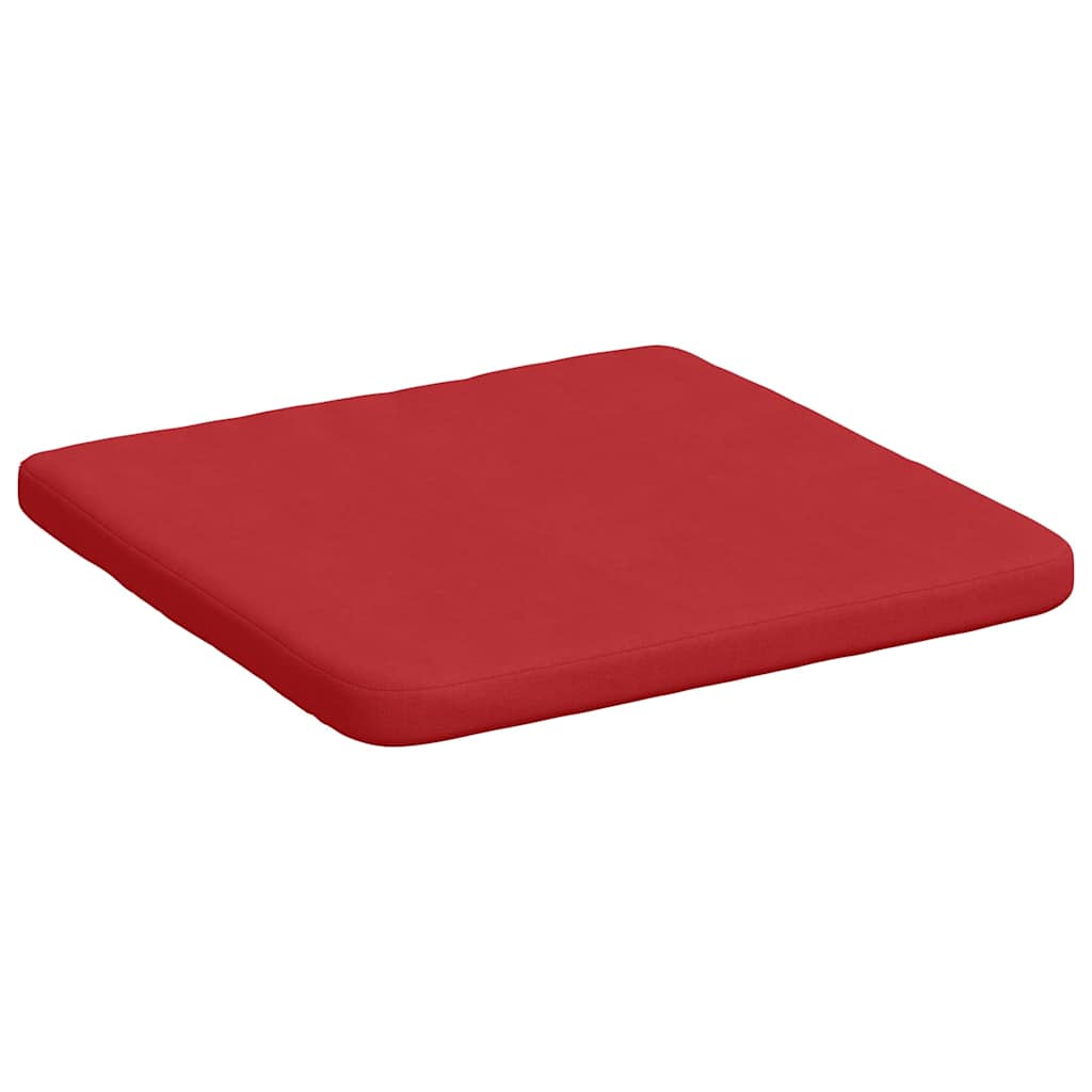 Sitzkissen 4 pcs Rot 40 x 40 x 3 cm Stoff
