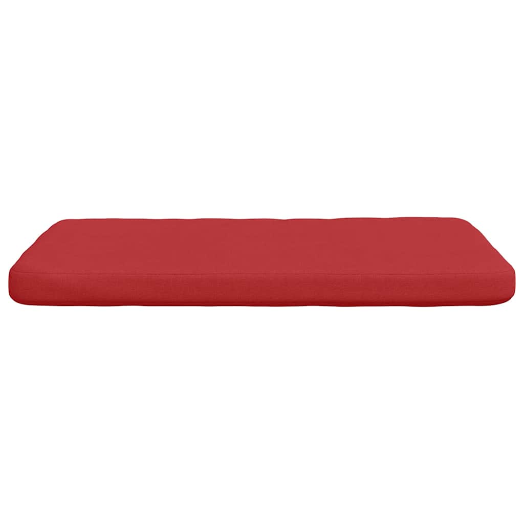 Sitzkissen 4 pcs Rot 40 x 40 x 3 cm Stoff