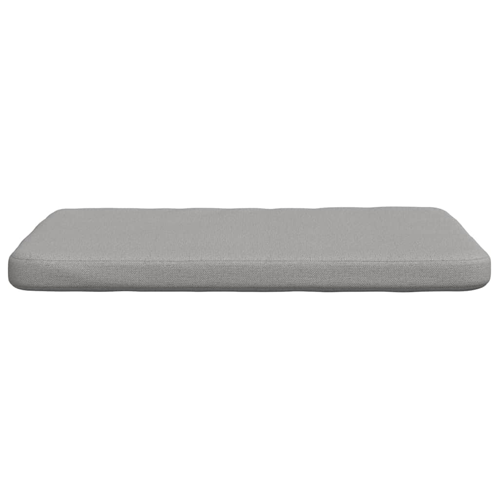 Sitzkissen 4 pcs Wolkengrau 40 x 40 x 3 cm Stoff