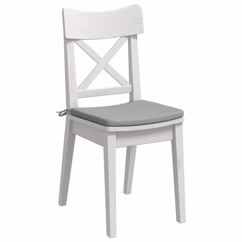 Sitzkissen 4 pcs Wolkengrau 40 x 40 x 3 cm Stoff