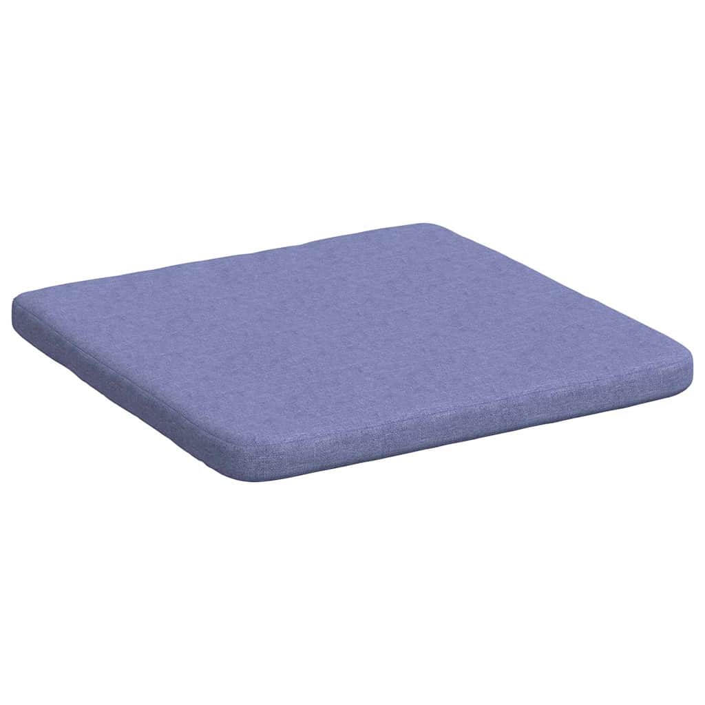 Sitzkissen 4 pcs Jeans blau 40 x 40 x 3 cm Stoff